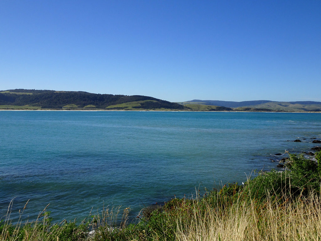 Ausblick auf die Purpoise Bay, Sehenswürdigkeiten Catlins Neuseeland