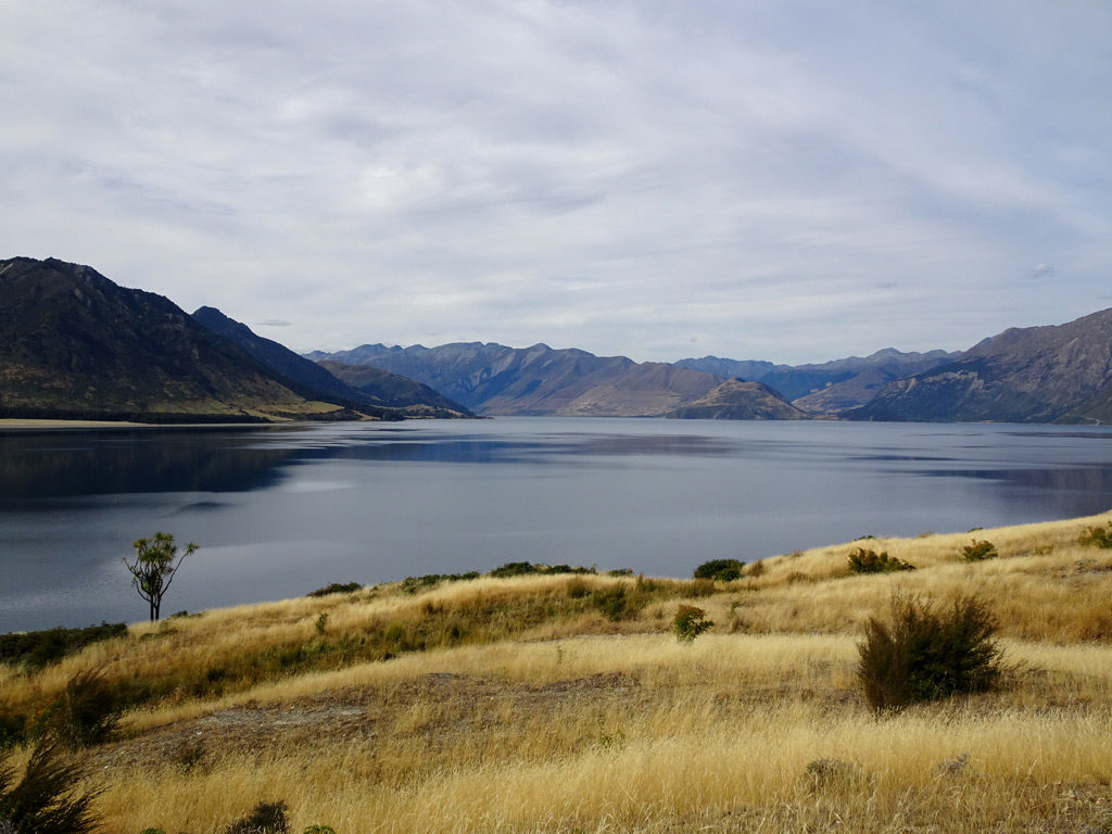 Lake Hawea, Vergleich Neuseeland Nord- oder Südinsel