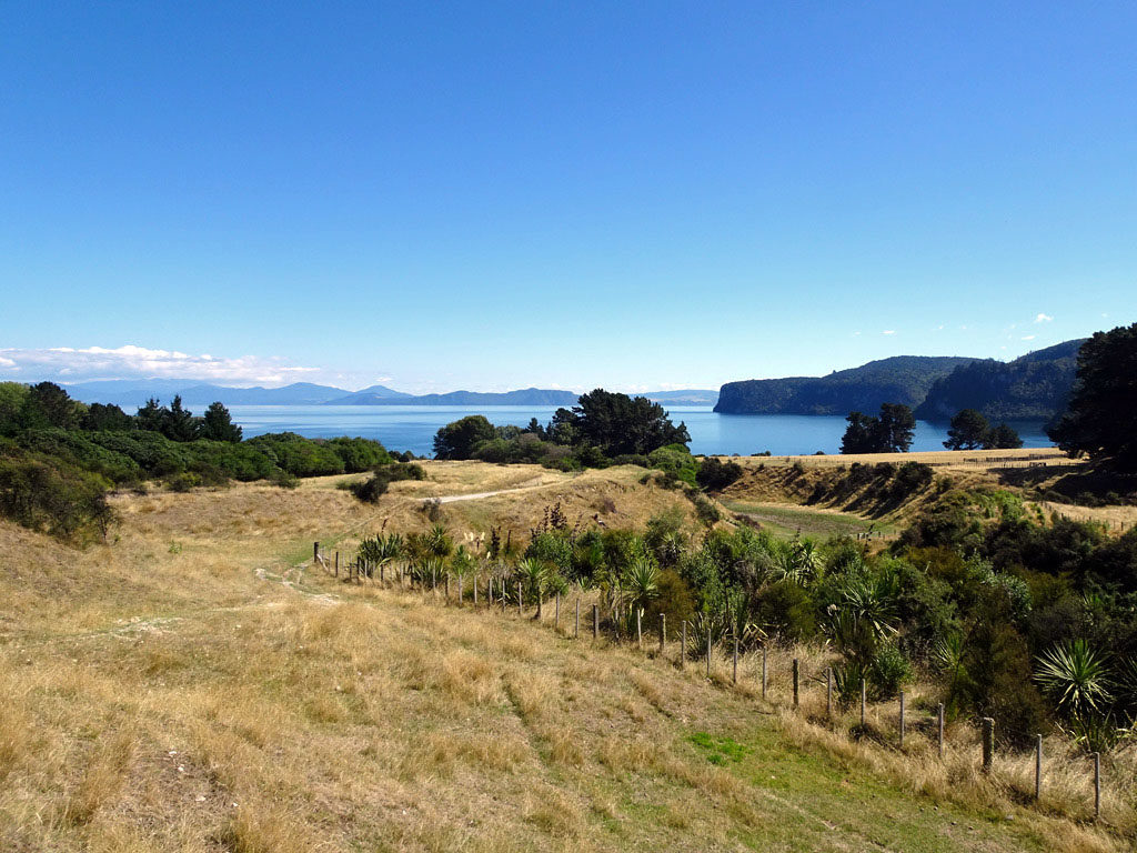 Lake Taupo, grösster See Neuselands, Nordinsel