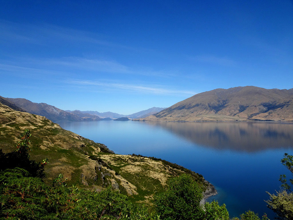 Der Lake Wanaka liegt auf der Südinsel Neuseelands