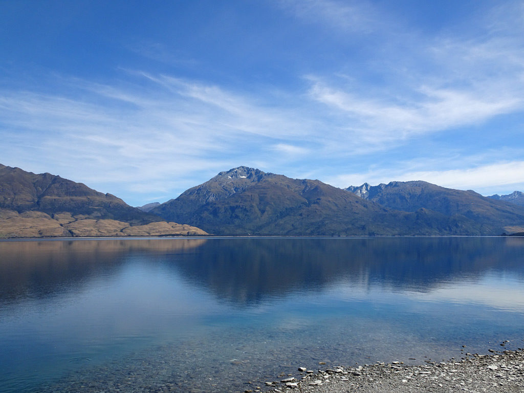 Traumhafte Bergkulisse am Lake Wanaka Neuseeland