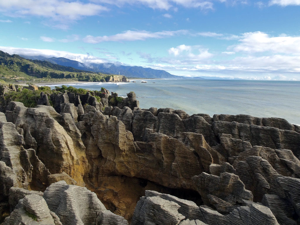 Pancake Rocks, Punakaiki an der Westküste, Südinsel Neuseeland
