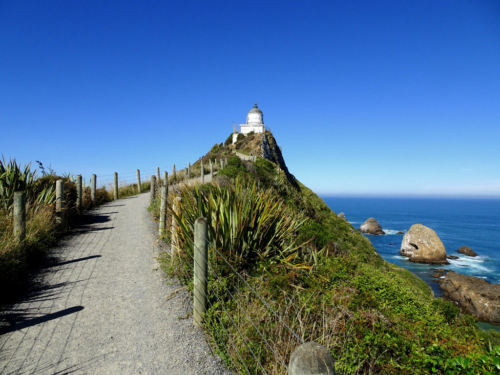 Nugget Point Lighthouse, Catlins Neuseeland