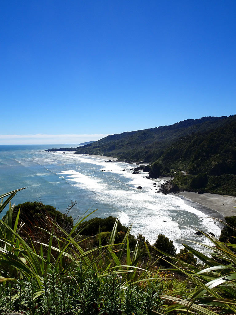 Ausblick auf die Great Coast Road Neuseeland
