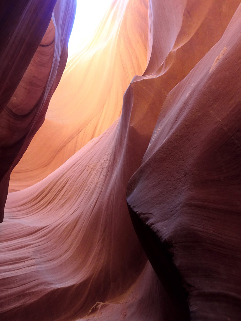 Farbspiele im Lower Antelope Canyon