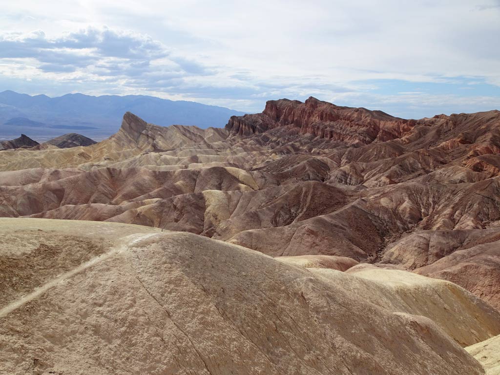 Ausblick vom Zabriskie Point im Death Valley Nationalpark