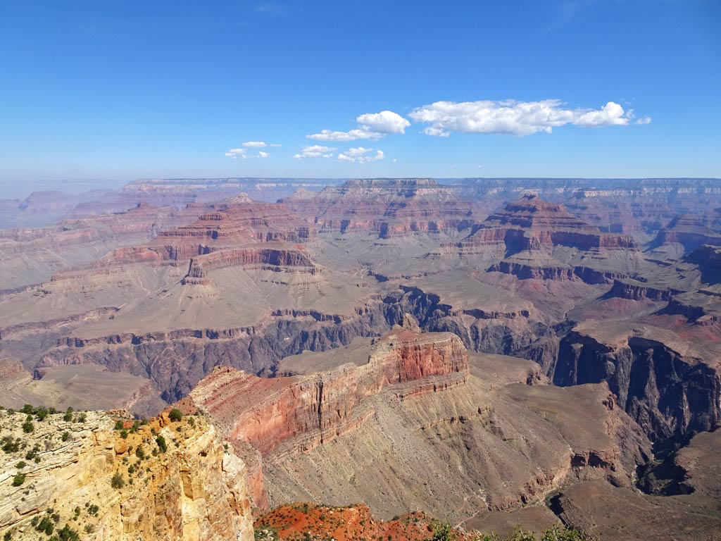 Ausblick über den Grand Canyon im Südwesten der USA