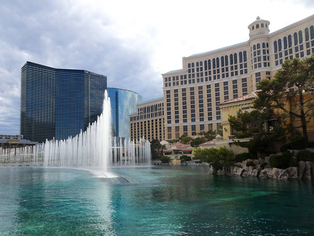 Fountains of Bellagio, Wasserspiele vor dem Bellagio Hotel in Las Vegas