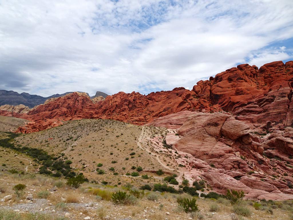 Rote Felsformationen im Red Rock Canyon, Südwesten der USA