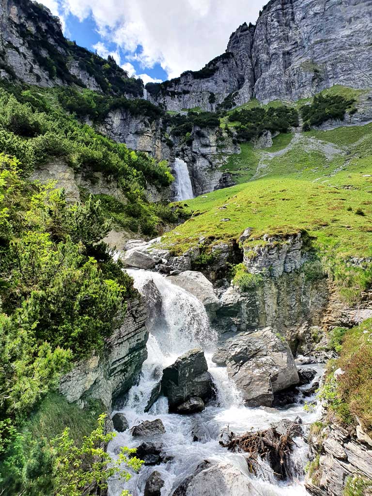 Wasserfall am Panixersee, Lai da Pigniu 