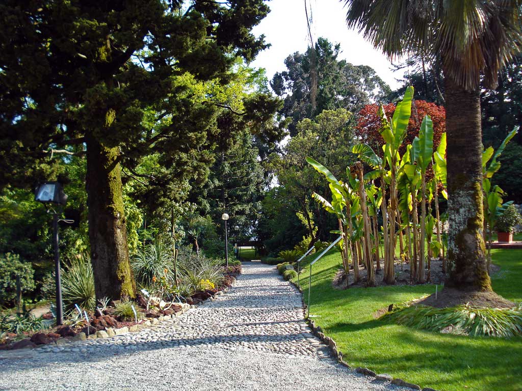 Botanischer Garten auf der Isola Grande, Brissago-Inseln im Tessin