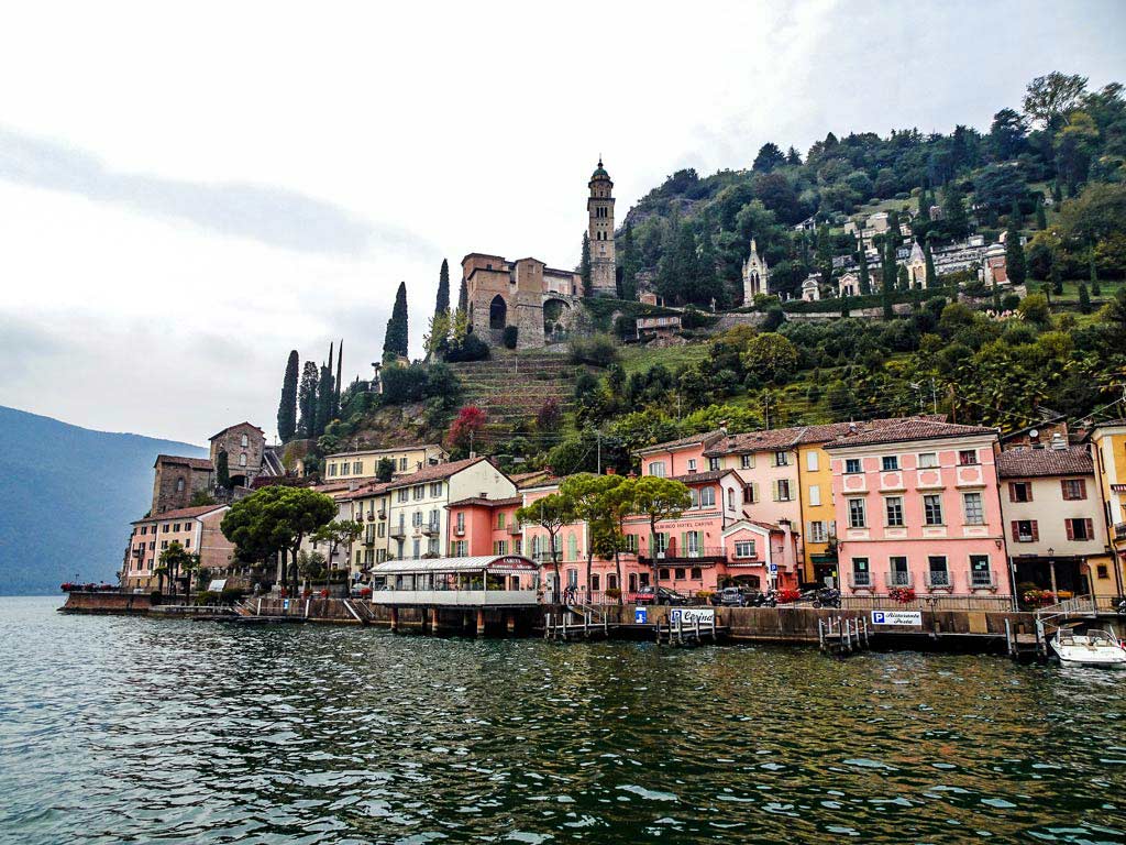 Morcote am Luganersee, Tessin Sehenswürdigkeiten