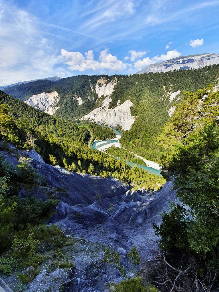Aussichtsplattform Islabord Rheinschlucht, die schönsten Orte der Schweiz