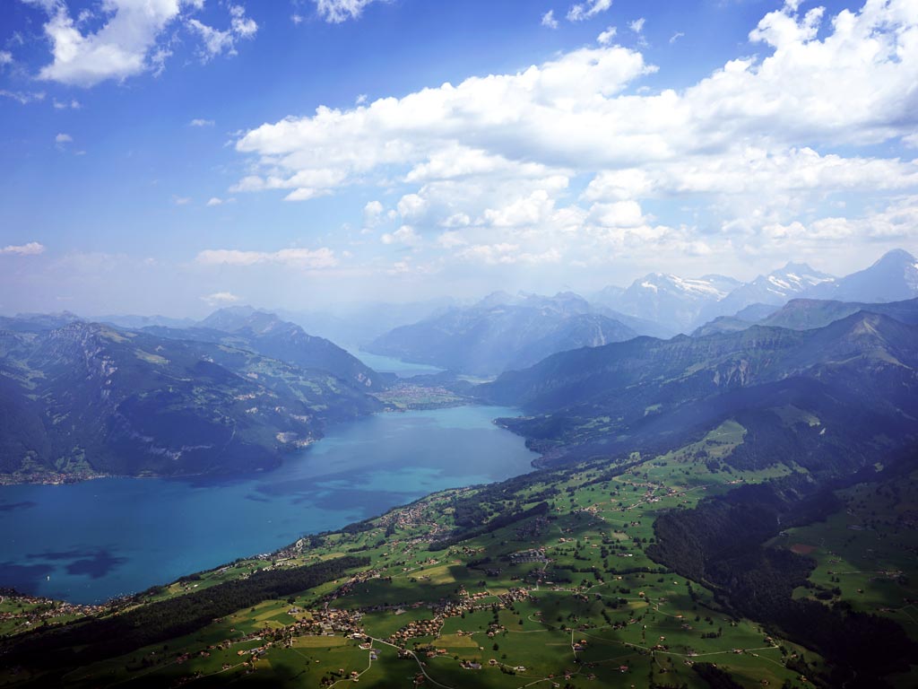 Aussicht vom Niesen, Berner Oberland Sehenswürdigkeiten
