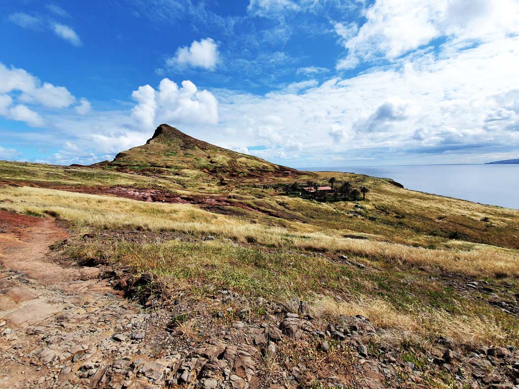 Blick auf den höchsten Punkt der Ponta de São Lourenço, den Morro do Furado