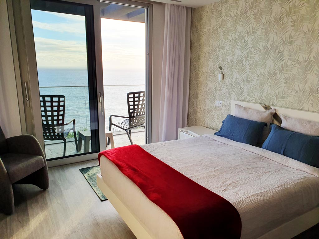 Ausblick vom Zimmer im Sonho do Oceano auf Madeira
