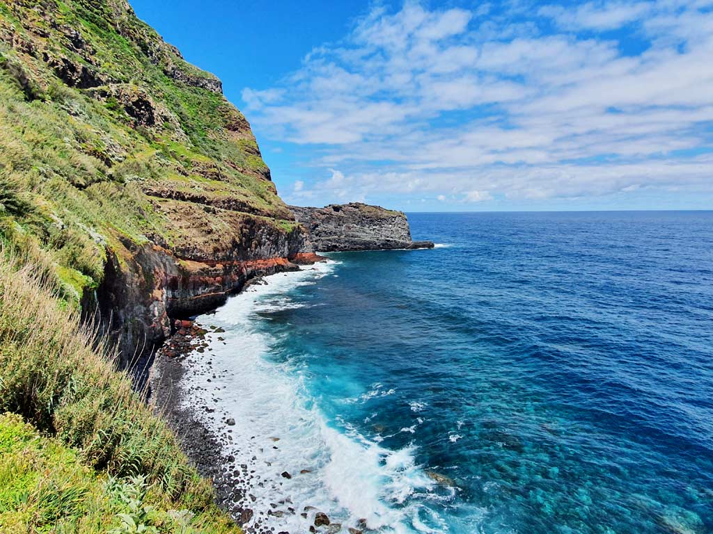 Grüne Küste auf Madeira