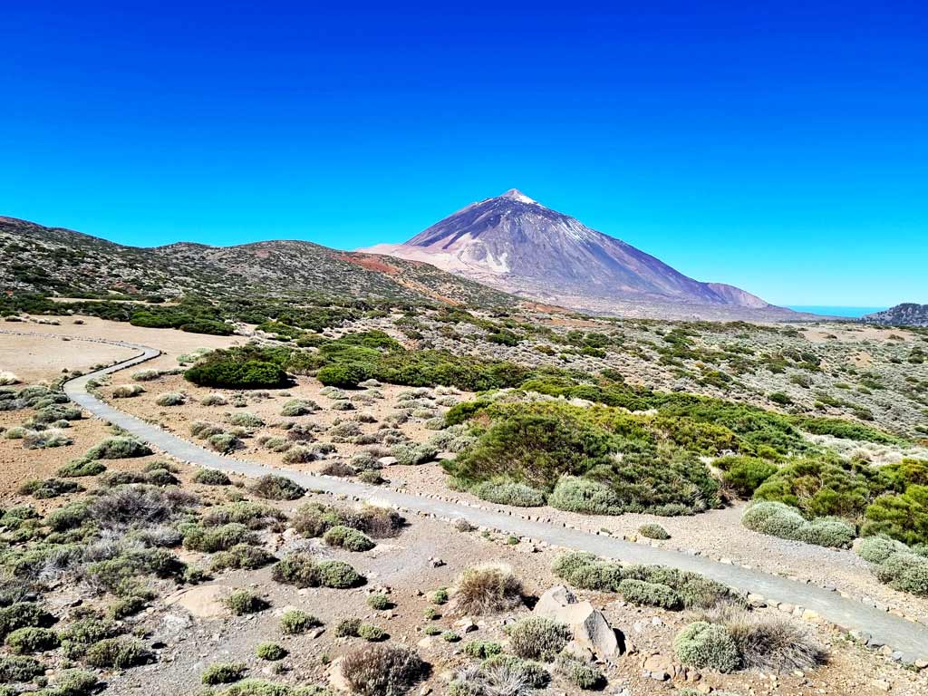 Pico del Teide vom Norden des Teide Nationalparks aus