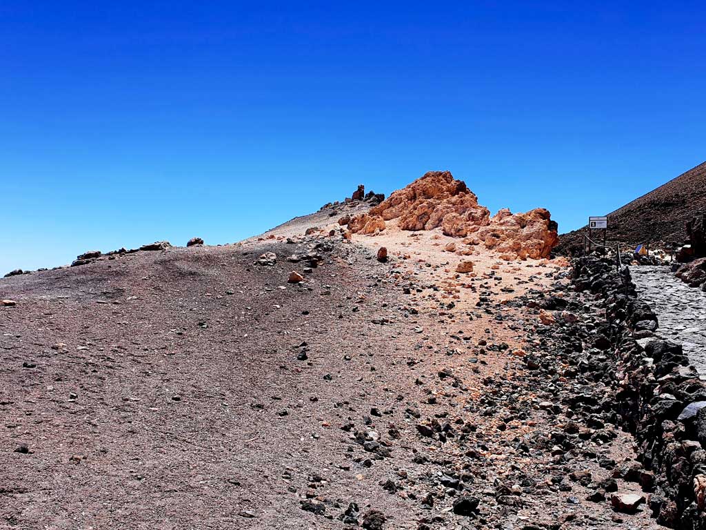 Vulkanische Formationen auf dem Pico del Teide Teneriffa