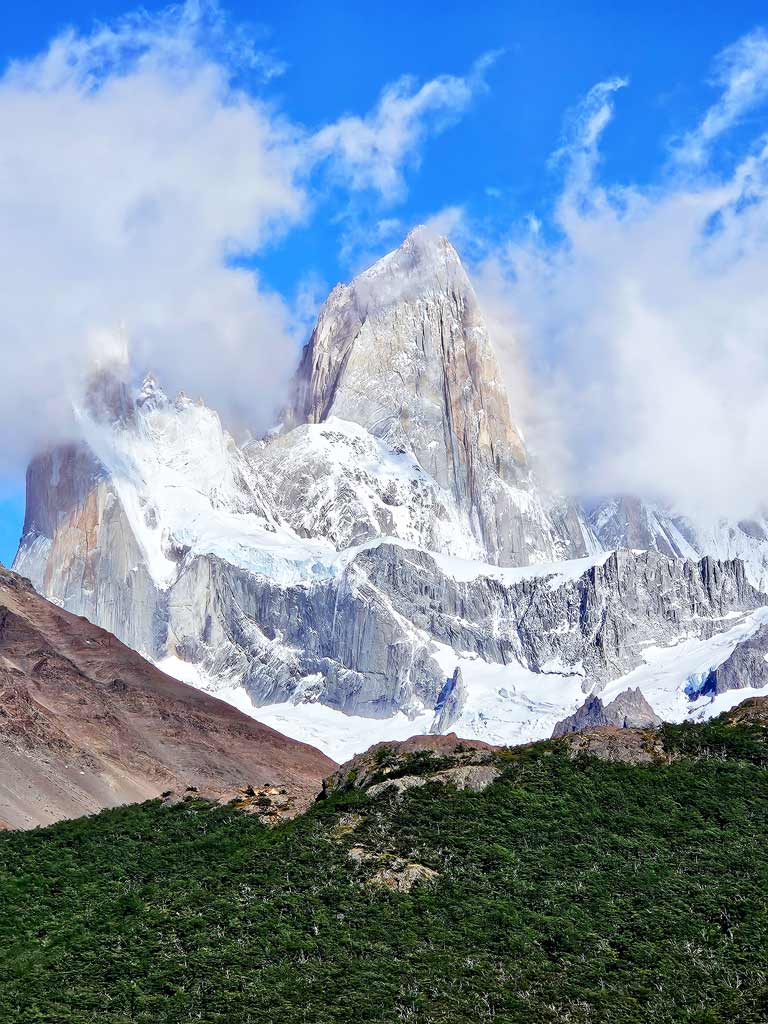 Patagonien Sehenswürdigkeiten & Patagonien Wanderungen: Fitz Roy, der rauchende Berg 
