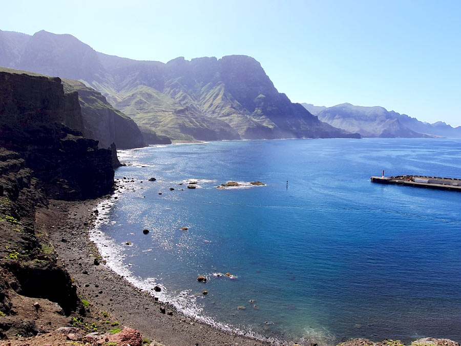 Gran Canaria schönste Orte: Ausblick auf die spektakuläre Nordwestküste Gran Canarias von Agaete aus