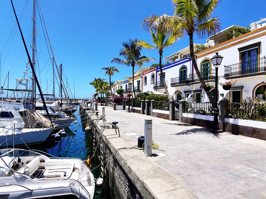 Schönste Orte Gran Canaria: Hafen im schönen Küstenort Puerto de Mogán