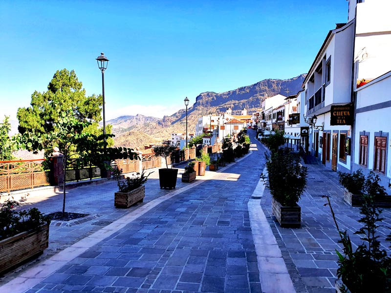 Schönste Orte Gran Canaria: Promenade im Bergdorf Tejeda