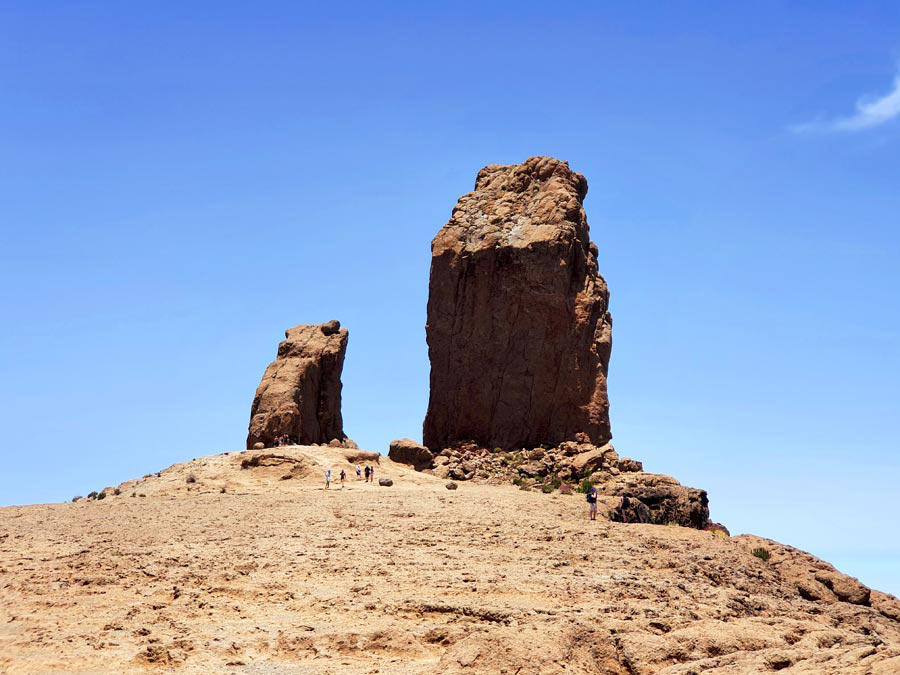 Gran Canaria wandern Roque Nublo Wanderung: Roque Nublo und Roque Rana «Froschfelsen»