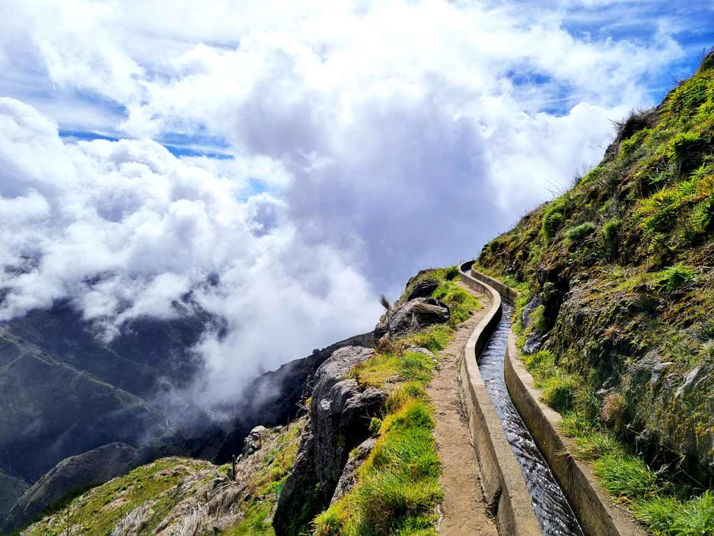 Madeira im Winter Erfahrungen & Tipps: Levada Wanderung im Wolkenmeer