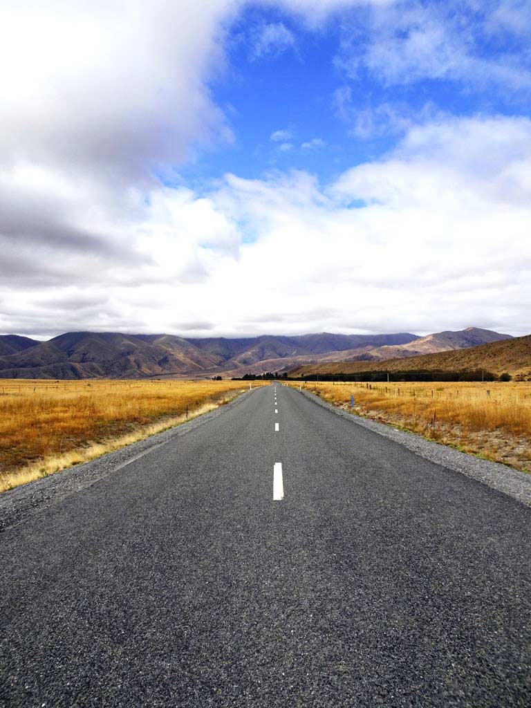 Lake Tekapo Geheimtipps: Strasse zum Lake Ohau, Neuseeland