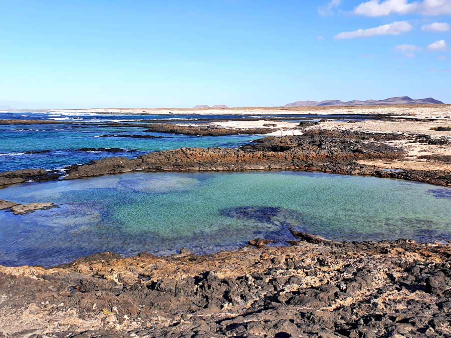 Fuerteventura wo übernachten - Fuerteventura Hotels abseits vom Massentourismus: Ruhige Badestrände in El Cotillo