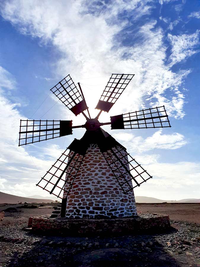 Fuerteventura Aktivitäten und Sehenswürdigkeiten: Windmühle El Molino auf Fuerteventura