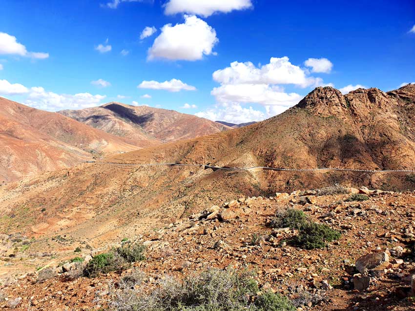 Fuerteventura Aussichtspunkte: Mirador Risco de las Peñas mit Blick auf den Landschaftspark Parque Rural de Betancura